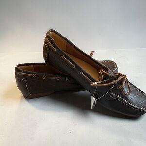 Elegant Dark Brown Boat Shoes